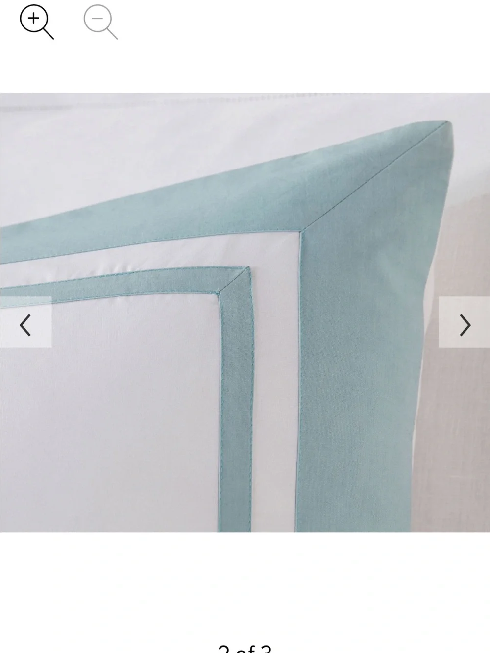 NWT, Pottery Barn- Parker Organic Percale Sham, Euro, SEA GLASS (*READ*)